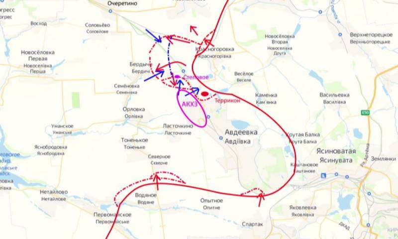 Quân đội Nga thậm chí đã dùng cả tên lửa đạn đạo chiến thuật Iskander đã phá hủy nhà ga xe lửa ở Ocheretino, và khả năng sử dụng phương tiện giao thông đường sắt đã bị tạm dừng. Đó là lý do tại sao Quân đội Ukraine đưa xe tăng ra khỏi khu vực gần Kremennaya.