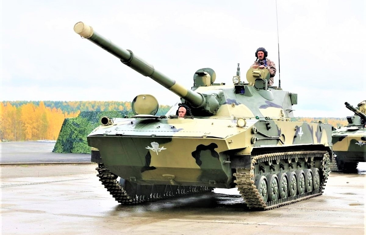 Pháo chống tăng tự hành Sprut-SDM1 là phiên bản được hiện đại hóa từ Sprut-SD. Sprut-SD được sản xuất trong giai đoạn 2005 – 2010, sau đó ngừng sản xuất; đến năm 2018, việc sản xuất của loại pháo này đã được nối lại. (Ảnh: Military)