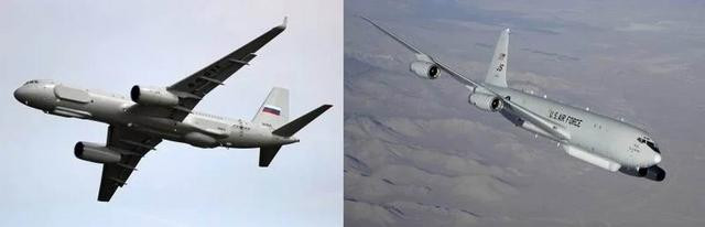 Trong tác chiến liên hợp, Quân đội Mỹ sử dụng máy bay giám sát chiến trường chung Boeing E-8, dựa trên khung thân máy bay Boeing 707. Do đó, các đặc tính bay của Boeing E-8 và Tu-214R là tương đương nhau.