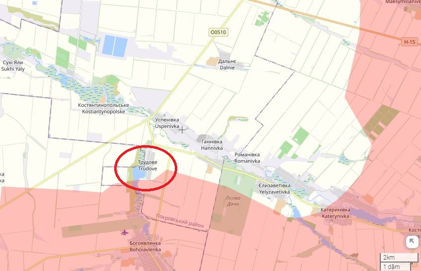 Trận chiến tay đôi này được cho là diễn ra tại làng Trudove, thuộc tuyến phòng thủ dọc sông Sukhi Yaly, ở phía nam Kurakhove. Tại Trudove, có quân của Lữ đoàn bộ binh cơ giới cận vệ số 39 thuộc Cụm quân Vostok của Nga đang phòng ngự. Đây có thể là lần đầu tiên kể từ khi bắt đầu cuộc xung đột Nga-Ukraine, một trận chiến tay đôi diễn ra từ góc quay rõ ràng như vậy.