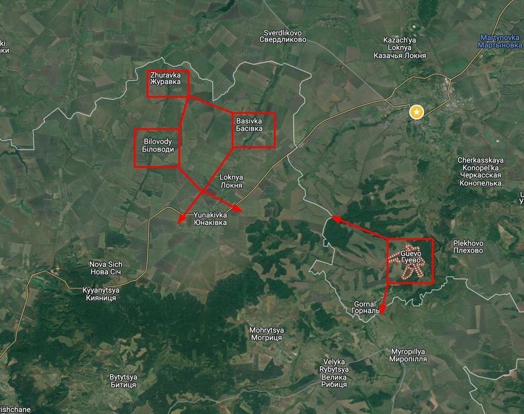 Bộ Quốc phòng Nga lần này đặc biệt đề cập đến việc giành lại ngôi làng Guevo. Ngôi làng không chỉ là tọa độ địa lý mà còn là biểu tượng của nút giao, nơi RFAF đã hoàn toàn ngăn chặn sự xâm nhập của AFU vào mặt trận biên giới.