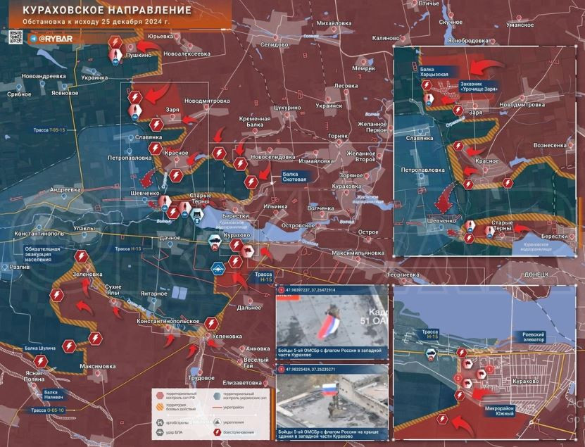 Việc tràn ngập Kurakhove giúp RFAF “rảnh tay” tập trung lực lượng cho hai mục tiêu là “hòn đá tảng” Velikaya Novoselka ở cực nam Donetsk, cũng là cứ điểm lớn của AFU trong vòng cung phòng thủ Donetsk.