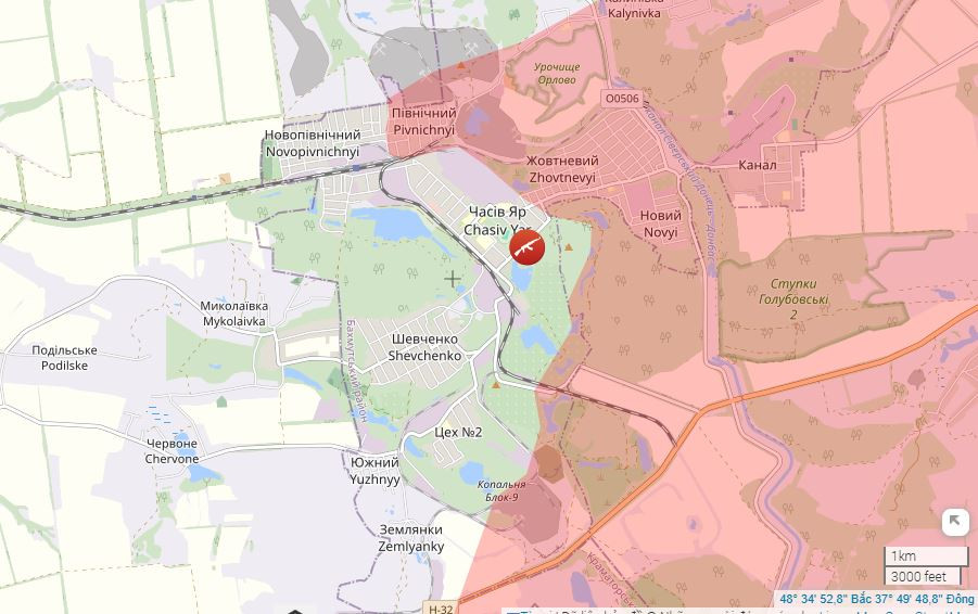 Mặc dù AFU vẫn tiếp tục giữ các quận phía nam và một phần của quận Novoseverny, nhưng khu vực kiên cố đã không còn. Các vị trí vẫn nằm trong tầm kiểm soát của AFU, rất có thể sẽ được sử dụng cho các nhiệm vụ khác là ngăn cản RFAF tiến đến Konstantinovka. 