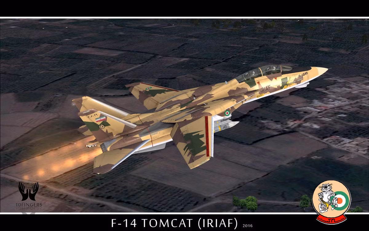 Ngày nay, F-14 Tomcat vẫn là biểu tượng của sức mạnh không quân Iran và là di sản độc đáo của chương trình hiện đại hóa quân sự đầy tham vọng của vua Shah. Trong khi phần lớn số F-14A ban đầu đã được cho loại khỏi biên chế chiến đấu do hao mòn; nhưng một số chiếc F-14A vẫn đang hoạt động, và là chiến đấu cơ hiện đại nhất của IRIF, trước khi chúng được thay thế bằng những chiếc Su-35 của Nga. (nguồn ảnh IRNA, Wikipedia). 