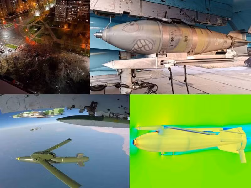 Còn theo chuyên gia Piotr Butowski viết trên chuyên trang quân sự War Zone của Mỹ, sau khi nghiên cứu về bom lượn UMPK của Nga thì cho rằng, bom lượn có điều khiển của Nga không phải là vũ khí mới, mà tương tự như bom JDAM-ER của Mỹ.