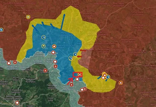 Còn theo kênh Rybar, ở phía nam khu vực Kursk nơi quân Ukraine chiếm đóng, quân Nga tiến hành đột kích thọc sườn quân Ukraine ở phía đông quận Sudzha. Các trận đánh chính đang diễn ra ở khu vực làng Plekhovo, nơi quân Ukraine vẫn hiện diện rải rác ở vùng ven phía đông ngôi làng.