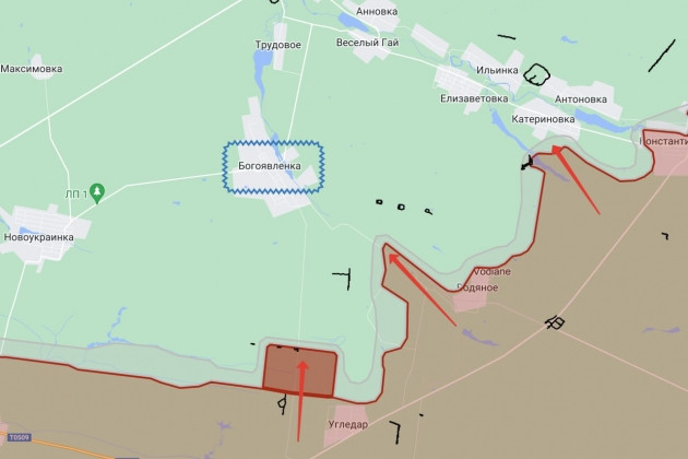 Được biết, trong 24 giờ qua, Quân đội Nga đã mở rộng vùng kiểm soát ở khu vực này thêm 15 km2. Họ tiến từ làng Vodyanoye đến làng Bogoyavlenka, cũng như dọc theo con đường S051134 từ Ugledar. Ngoài ra, quân Nga còn đẩy lùi quân Ukraine về phía làng Novoukrainka từ sông Kashlagach và dọc theo con đường S051133.