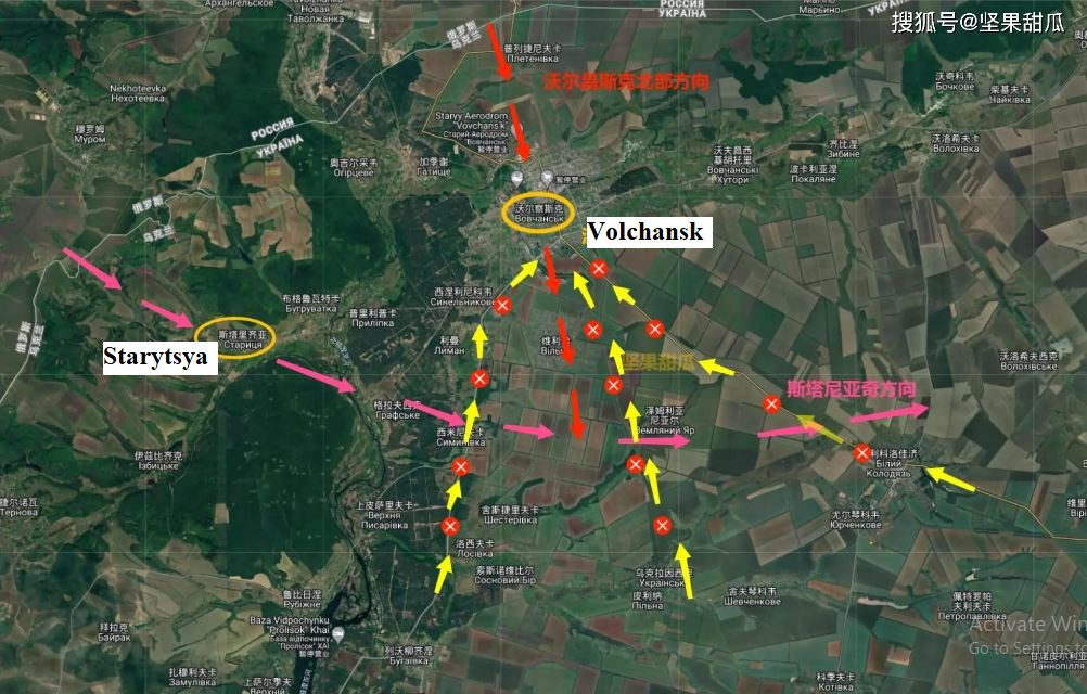 Đúng như dự đoán, hầu hết các phương tiện bị UAV tự sát Lancet của Nga chặn đường tiếp viện cho hướng Volchansk, đều xuất phát từ hướng làng Starytsya chứ không phải bay từ phía bắc Volchansk, băng qua phía nam thành phố.