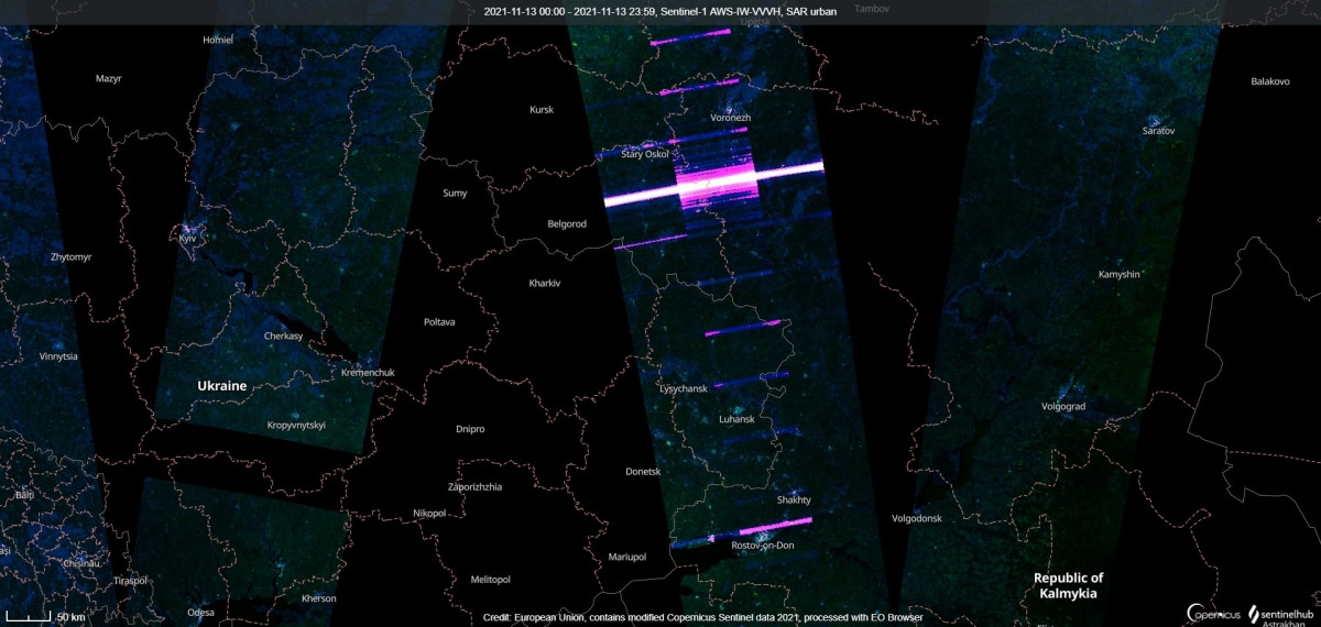 Điều này đã được chứng minh bằng dữ liệu vệ tinh, cho thấy bức xạ vô tuyến điện tử mạnh đến mức gây nhiễu ngay cả trong hoạt động của tàu vũ trụ trong không gian.