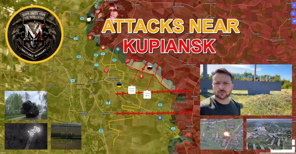 Trên hướng mặt trận Kupyansk, khách quan đánh giá, thế trận của Nga ở đây khá tệ và không có gì nhiều để nói. Các đơn của Nga tại đây gồm có, về phía đông Sinkivka, dọc theo đường chiến tuyến về phía nam cho đến đối diện Svatovo (do Nga kiểm soát), chủ yếu có một số quân của Tập đoàn quân xe tăng Cận vệ 1.