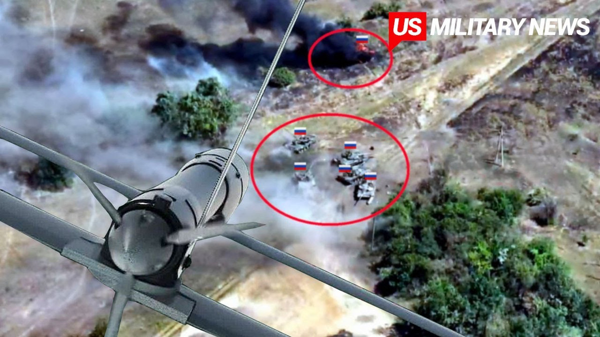 Ukraine ban đầu được Mỹ viện trợ Switchblade-300 khi xung đột mới nổ ra. Đãcó nhiều video về UAV Switchblade-300 tấn công bộ binh và xe bọc thép hạng nhẹ của Nga. Việc sử dụng Switchblade-600 giảm dần, khi Ukraine hết UAV này; nhưng điều quan trọng là sức công phá của Switchblade-300 quá nhỏ, chỉ tương đương với đạn súng phóng lựu 40mm, nghĩa là khó có thể làm tổn hại một chiếc xe bọc thép, chứ chưa nói tới xe tăng.