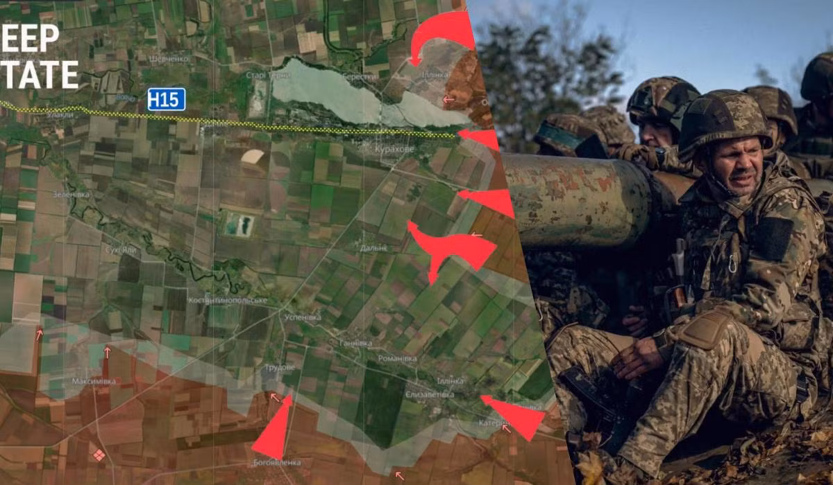 Do vậy cuộc chiến ở nam Donetsk đang liên hệ mật thiết với nhau, chừng nào AFU còn cầm cự được ở thị trấn Veliko Novoselka, thì RFAF cũng chưa thể tập trung lực lượng tổng tấn công vào Kurakhove và khu vực phía nam thành phố và hàng nghìn quân Ukraine ở khu vực Kurakhove sẽ bình tĩnh rút lui và tiếp tục thiết lập các tuyến phòng thủ mới. (Nguồn ảnh: Topwar, Ukrinform, Liveuamap, Rvvoenkory).