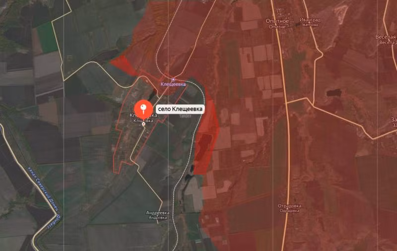 Cuộc tiến công của quân đội Nga tiếp tục diễn ra dọc theo chuỗi ao mà ở Ukraine gọi là stavkas. Các khu vực tiến quân của quân Nga kể từ đầu ngày 30/11 được đánh dấu màu đỏ trên bản đồ, trên một khu vực có diện tích vài km vuông.