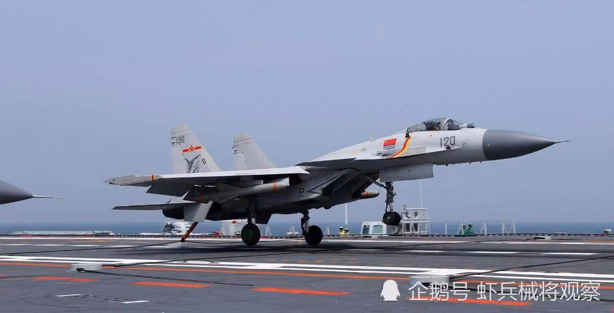 Có những điểm tương đồng nổi bật giữa J-15 và mẫu tiêm kích hạm Su-33 của Nga (do Trung Quốc sao chép từ nguyên mẫu thử nghiệm Su-33 mua của Ukraine), khiến người ta suy đoán rằng, khả năng chiến đấu của hai mẫu máy bay này có thể rất giống nhau.