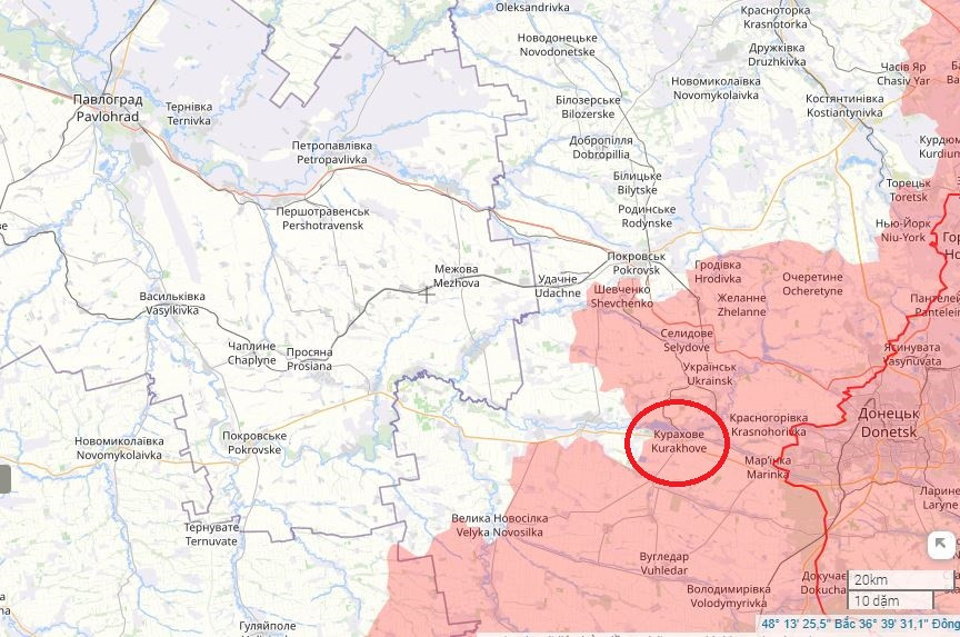 Khi RFAF tràn ngập Kurakhove, nó sẽ mở ra cánh cửa dẫn tới tỉnh Dnepropetrovsk, khu vực hoàn toàn là đồng bằng và cắt đứt đường tiếp tế của AFU, gây ảnh hưởng đến tình hình trên toàn bộ mặt trận phía đông.