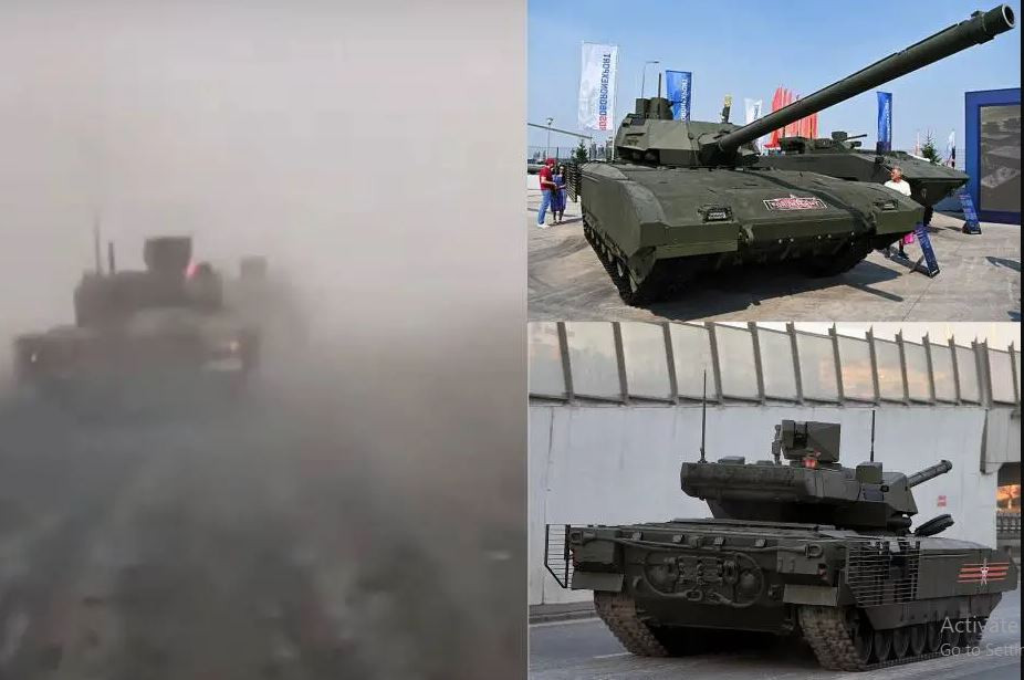 Theo đó, xe tăng T-14 đã được trang bị thêm một lớp bảo vệ bên hông, được thiết kế đặc biệt để bảo vệ khung gầm và thân xe trước tên lửa chống tăng của đối phương. Sự tăng cường chiến lược này, theo thông tin của RIA Novosti, đã được triển khai trên T-14 Armata đóng ở Donbass kể từ năm trước.