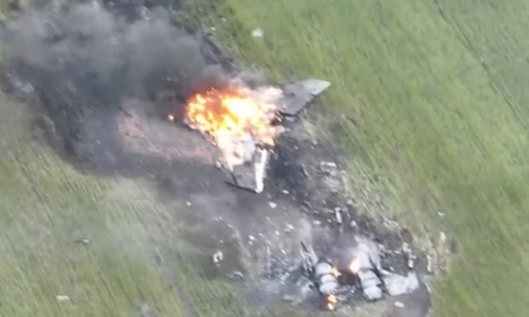 Theo thông cáo báo chí từ Bộ Quốc phòng Nga, các máy bay chiến đấu của Ukraine đang chuẩn bị tiến hành một cuộc tấn công vào lực lượng mặt đất của Nga ở Donetsk thì bị Không quân Nga bắn hạ; một trong hai chiếc MiG-29 bị trúng đạn ở làng Shevchenko, chiếc còn lại ở làng Bogatyr.