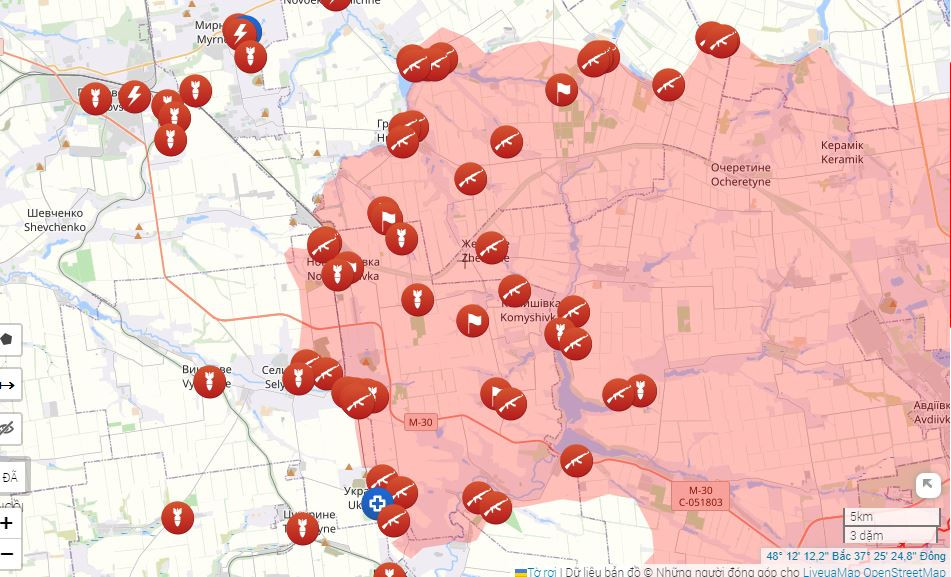 Trước đó, Tổng tư lệnh Lực lượng Vũ trang Ukraine, Tướng Syrsky cũng tuyên bố, Quân đội Nga không tiến được “dù chỉ một mét” ở Pokrovsk trong 6 ngày qua. Quân đội Ukraine thậm chí còn phát động phản công tại đây và tái chiếm một số khu vực ở phía nam Pokrovsk. 