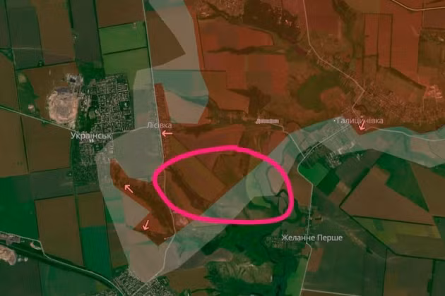 Quân đội Ukraine trước đây có thể rút lui qua khu vực này từ Nevelskoye, nhưng theo thông tin từ các nguồn tin quân sự Ukraine, khu vực này hiện đã bị quân Nga kiểm soát, khiến cơ hội rút quân của các đơn vị Ukraine bị hạn chế, điều này làm tăng áp lực lên quân Ukraine ở khu vực này. 