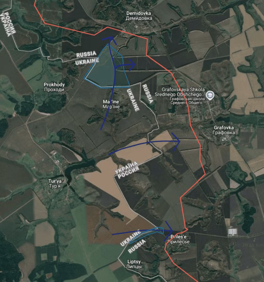 Điều này có nghĩa là chiến dịch tấn công của quân đội Ukraine vào tỉnh Belgorod đã kết thúc trong thất bại. Vùng xám rộng 500 mét gần biên giới ngổn ngang xác chết và mảnh vỡ của phương tiện bọc thép của quân Ukraine bỏ lại.