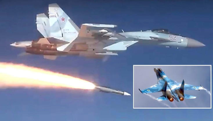 Theo Bộ Quốc phòng Nga, các máy bay chiến đấu Su-35 của không quân Nga đã thực hiện nhiệm vụ đánh chặn đường không trong các chiến dịch quân sự đặc biệt và sử dụng vũ khí chính xác cao để tấn công các mục tiêu quân sự của Ukraine.
