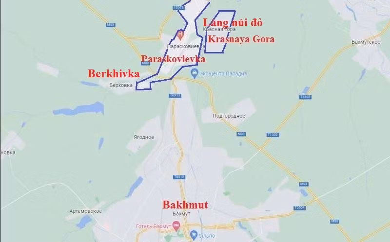 Giao tranh ác liệt giữa Quân đội Nga và Ukraine ở Bakhmut vẫn tiếp diễn; nhưng trong thời gian qua, chiến trường Bakhmut đang ở thế có lợi cho Quân đội Nga, khi họ đã bóc gỡ được hai cứ điểm có ý nghĩa chiến thuật quan trọng là Krasna Gora và Paraskoviivka, được ví là “Cổng phía bắc” thành phố.