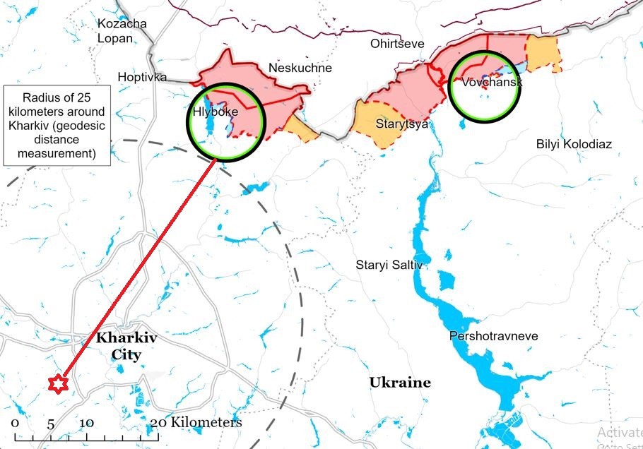 Thị trấn Budi cách thành phố Kharkov chưa đầy 10 km về phía tây nam và cách khu vực chiến sự phía bắc hiện nay ở Liptsy khoảng 50 km. Hỏa lực pháo binh của Nga không thể đe dọa tới đây.