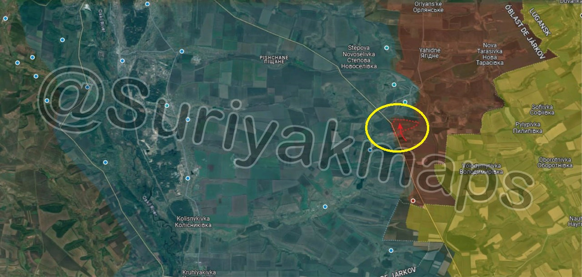 Các “phóng viên chiến trường” của kênh “Novorossiya” cho biết, ở mặt trận phía bắc khu vực Avdiivka, bộ binh Nga tiếp tục tiến gần làng Stepovoe. Các binh sĩ Nga đang tiến dọc theo dải rừng, nơi gần khu dân cư nằm trong khu vực giao tranh.