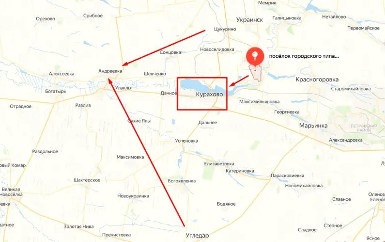 Sau khi tràn ngập Selidovo và Gornyak, quân Nga đã ngay lập tức áp sát Kurakhivka và tổ chức đánh địch tạo thế bao vây với cứ điểm Kurakhove, với việc giành quyền kiểm soát làng nghỉ mát Energetik và làng Ostrivske. Hiện quân Nga nhanh chóng “giải quyết” Kurakhivka, tạo áp lực trực tiếp từ hướng bắc với cứ điểm này.