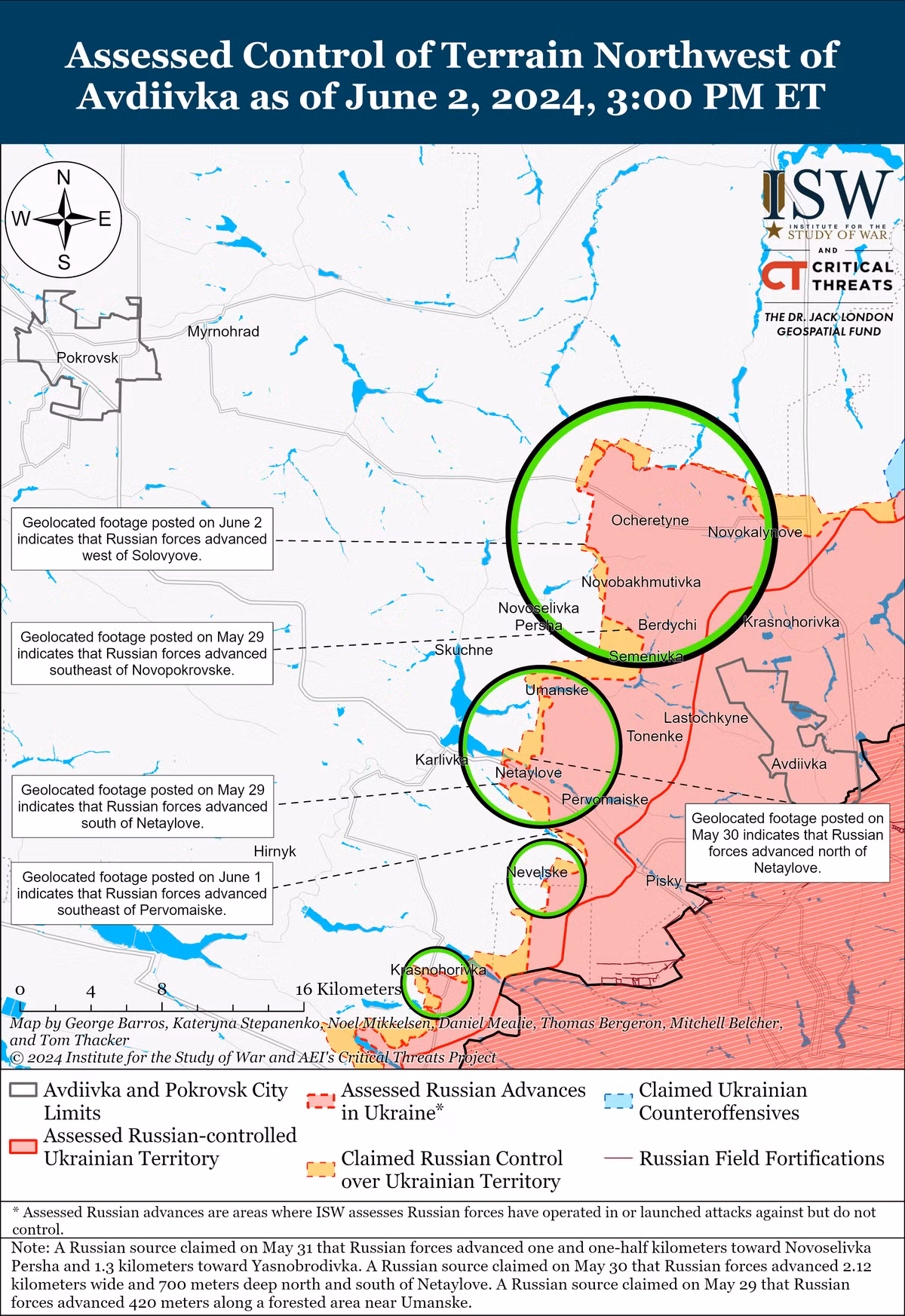 Trong khu vực tam giác này chỉ còn hai làng là Yasnobrodivka và Skuchne, nơi có dân số trước chiến tranh chỉ dưới 100 người. Do nguồn cung hạn chế và rất ít chỗ để cơ động, nên Quân đội Ukraine ở đây sẽ khó giữ được lâu dài. Nếu các Lữ đoàn BBCG số 9 và 114 của Nga, tiếp tục tấn công về phía tây, sẽ giải tỏa hoàn toàn các vị trí của quân Ukraine ở phía đông sông Vovcha. (Nguồn ảnh: Topwar, ISW, Sputnik, CNN).