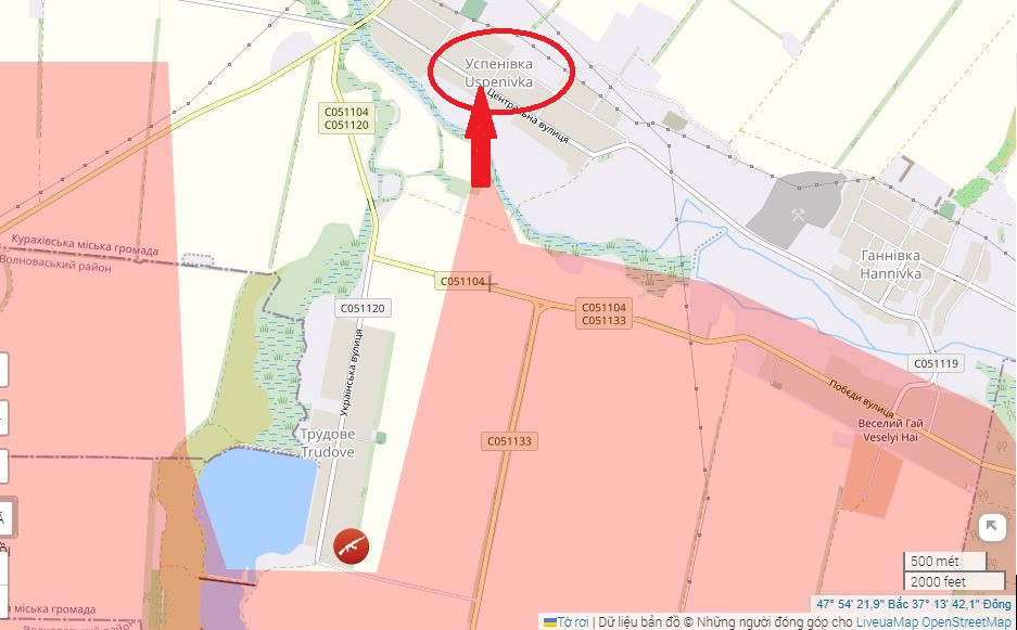 Nhưng đây không phải là tất cả những khó khăn mà quân Ukraine phải giải quyết gần như nhanh chóng, khi Cụm Vostok của Nga đã bắt đầu vượt sông Sukhi Yaly ở phía đông làng Uspenovka và đã thiết lập được đầu cầu ở ngoại ô ngôi làng này. Trên thực tế là trong tình hình hiện nay, quân Ukraine sẽ không phòng thủ ở đây được lâu dài.