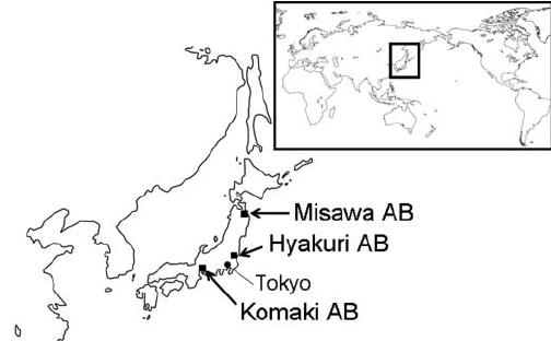 Căn cứ không quân Misawa, nằm ở cực bắc của Nhật Bản, là cơ sở quân sự xa nhất về phía bắc của Mỹ. Nằm ở tỉnh Aomori trên đảo Honshu, căn cứ này trước đây từng là trung tâm cho các chuyến bay trinh sát vào lãnh thổ Liên Xô và Trung Quốc trong những năm của thập niên 1950. 