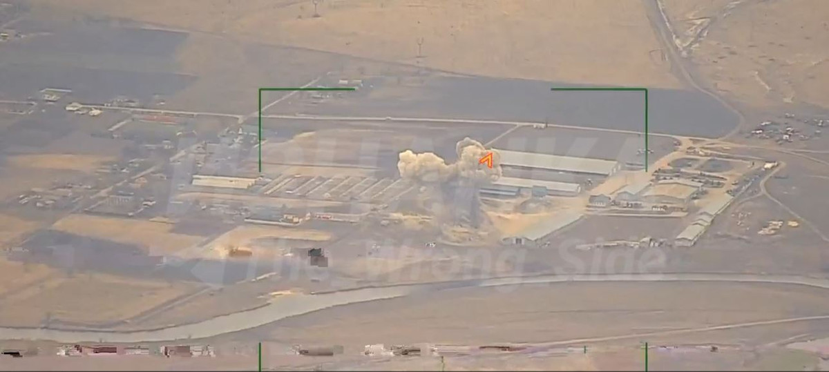 Sau khi tấn công địa điểm cất cánh và hạ cánh, các UAV trinh sát tầm cao của Nga tiếp tục phát hiện các phương tiện của Quân đội Ukraine đang đến dọn dẹp chiến trường; vận chuyển số tên lửa chưa bị phá hủy đến một điểm lưu trữ tạm thời vật tư, cách đó khoảng một km. Lúc này Nga sử dụng pháo binh tầm xa tấn công chính xác khu vực này.