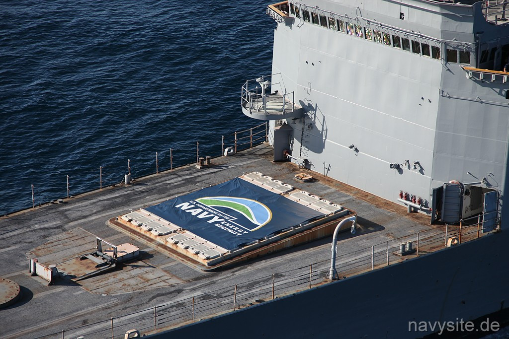 Sang thập niên 1990, do yêu cầu đổi mới trong việc lắp đặt trang bị vũ khí nên tàu đã được đưa vào danh sách 24 tàu được nâng cấp bằng việc tích hợp bệ phóng thẳng đứng VLS với 61 ống phóng tên lửa có thể chứa các tên lửa hành trình Tomahawk, cùng nhiều loại tên lửa khác.