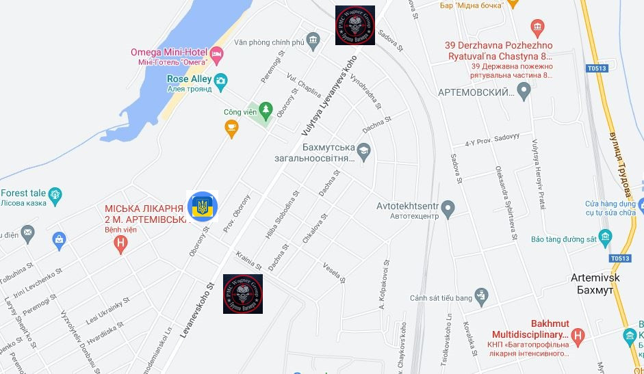 Hiện tại, lính đánh thuê Wagner đã bị chặn lại và họ đang tập trung đột phá vào đường Vulytsya Levanevsk Koho, đoạn song song với đường Peremogi và khu vực nhà để xe gần đường Krenia; những trận chiến ác liệt giữa hai bên vẫn tiếp diễn trong suốt 15 giờ qua. 