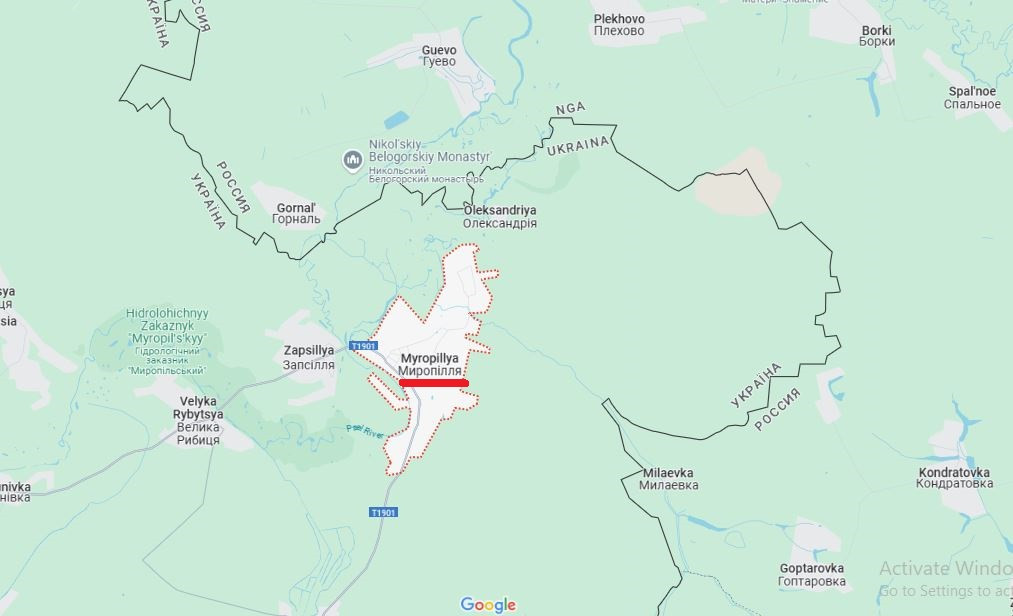 Thứ nhất, quân đội Nga (RFAF), đang tập trung hỏa lực tấn công vào tuyến phòng thủ của lực lượng vũ trang Ukraine (AFU) ở biên giới Nga-Ukraine. Vào ngày 31/3, RFAF tập trung hỏa lực tấn công vào thị trấn Miropolye, gần biên giữa tỉnh Sumy của Ukraine và Belgorod của Nga.