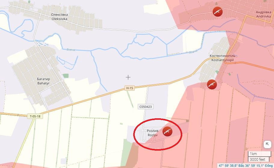 Thứ hai, RFAF đã thắt chặt đội hình phòng thủ ở vùng ngoại ô phía tây Kurakhove. Vào ngày 31/3, mạng lưới tình báo ngầm của Cục Tình báo Quân đội Ukraine tiết lộ rằng, RFAF về cơ bản đã kiểm soát được cứ điểm Razliv, nằm ở phía nam trục đường cao tốc N-15, từ Kurakhove đi Zaporozhye.