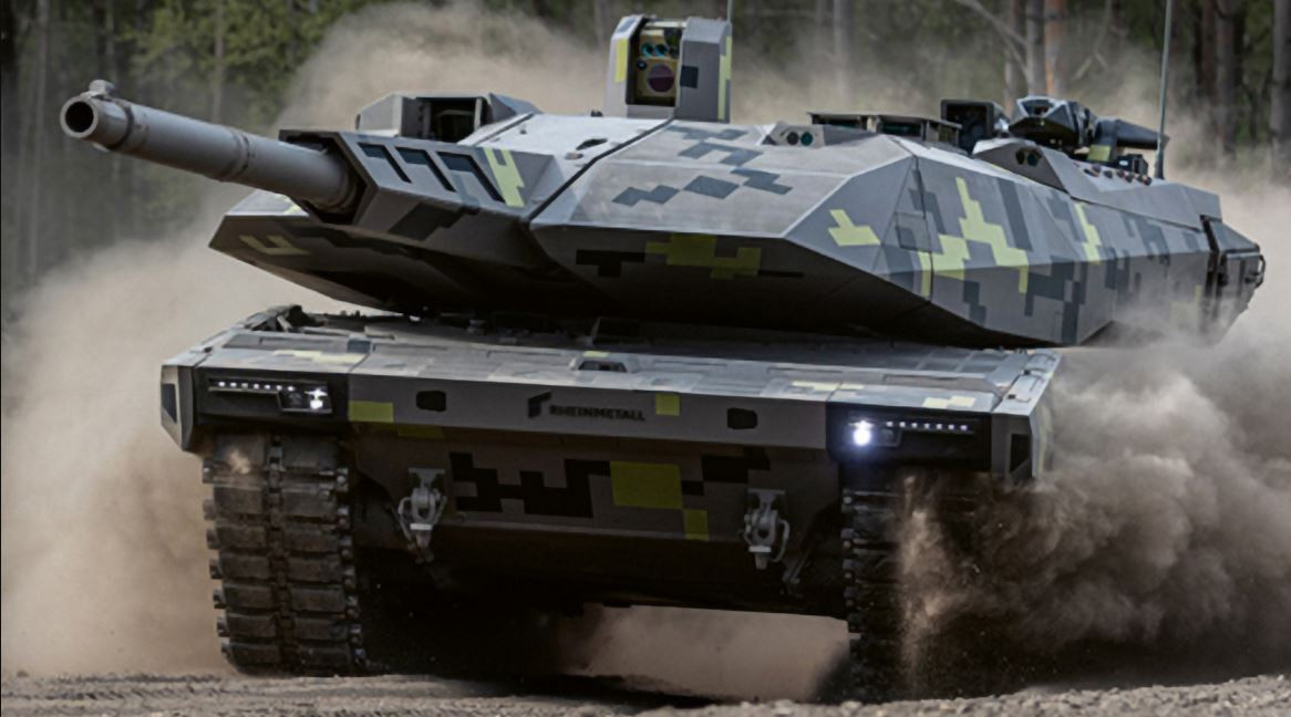 Ban đầu, Berlin dự định nâng cấp những chiếc Leopard 2A6 của mình lên cấp độ 2A7+. Thậm chí còn có tin đồn rằng Rheinmetall có thể nhận được một đơn đặt hàng lớn bán xe tăng KF-51 Panther. Tuy nhiên, Quân đội Đức sau đó đã chọn phiên bản Leopard 2A8 (Ảnh: Xe tăng KF-51 Panther). 