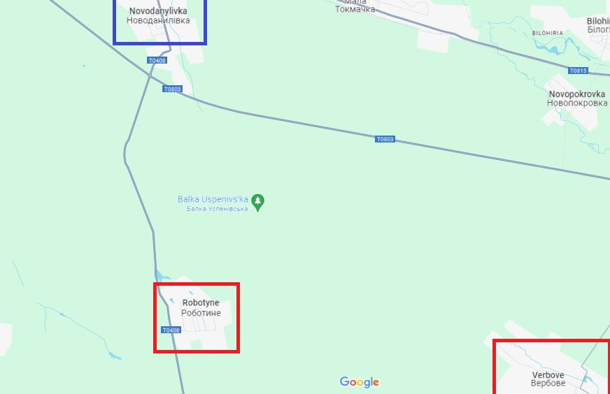 Theo nguồn tin, việc quân Ukraine rút lui về vùng đất thấp cho thấy trong tương lai gần, có thể xảy ra một cuộc tấn công của Nga theo hướng Novodanilovka, nơi mà pháo binh của Nga đang bắn mạnh vào đây. Ngôi làng này cũng là nơi tập trung lực lượng dự bị của Ukraine. 