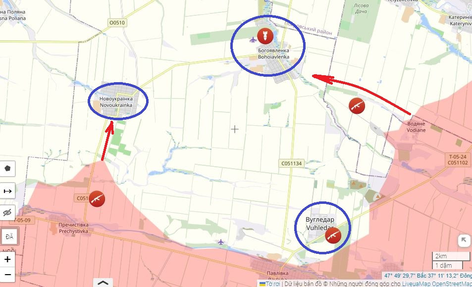 Trong khi hướng mặt trận Pokrovsk và Kursk vẫn đang diễn biến ác liệt, thì ở phía nam Donetsk, hướng mặt trận Ugledar (hay còn gọi là Vuhledar) cũng đang nóng lên từng ngày. Điều đặc biệt ở đây đó là Ugledar từng là cứ điểm chốt giữ phía nam Donetsk, nơi Quân đội Nga tổ chức tấn công nhiều lần, nhưng đều thất bại.