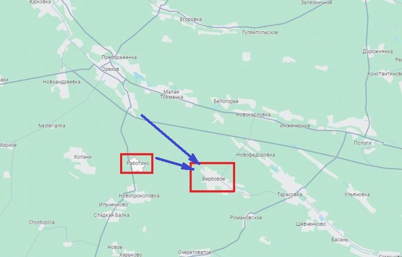 Nhưng ở khu vực làng Verbovoye thì tình hình lại khác. Theo các phóng viên chiến trường Nga trên trang WarGonzo, Quân đội Ukraine với sự yểm trợ của hỏa lực pháo binh, đã thực hiện một cuộc tấn công thành công, tiến tới rìa tây bắc của làng Verbovoe.