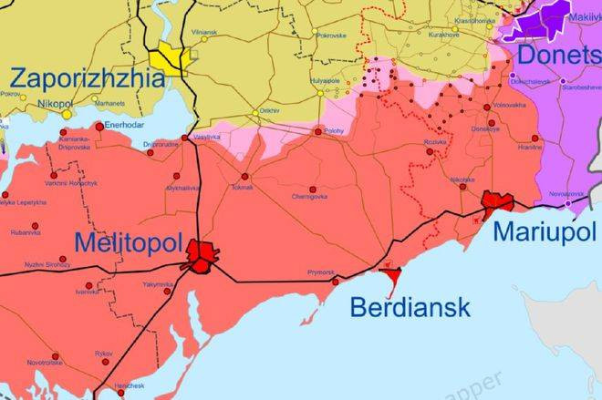 Nếu Quân đội Ukraine xuyên thủng tuyến phòng thủ Verbovoe và các khu vực khác, họ có thể tiếp cận đường cao tốc T0401, nằm phía sau hai tuyến phòng thủ của Nga, cho phép họ “bắn” thẳng vào Tokmak, sau đó là Melitopol, rồi Crimea… 