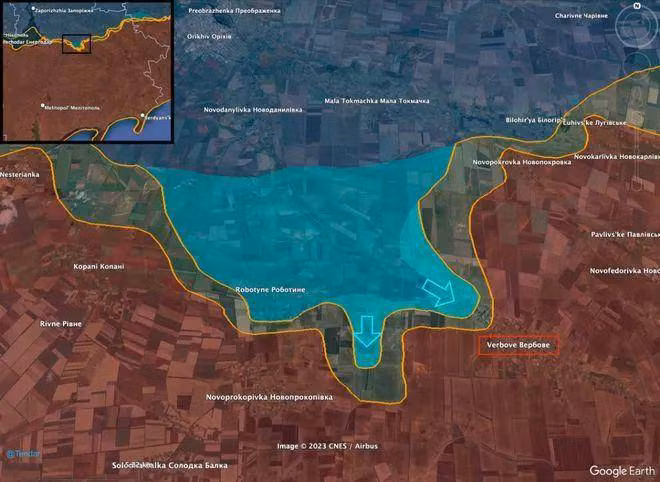 Việc Quân đội Ukraine tấn công “cửa tử” Rabotino đã 3 tháng, nhưng trên thực tế là họ chưa thể vượt qua được vị trí này. Trong trường hợp như vậy, việc tổ chức tấn công vào bên sườn, thậm chí là vu hồi về phía sau Rabotino, thay vì đột phá trực diện qua nhiều lớp phòng thủ, có thể sẽ hiệu quả hơn. 
