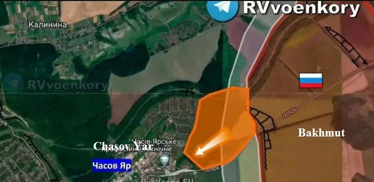 Mặc dù giao tranh ở phía tây Avdiivka vẫn diễn ra ác liệt, nhưng Nga đã không cho quân Ukraine “kịp thở”, khi quyết định tổng tấn công vào cứ điểm Chasov Yar; cứ điểm mà Nga đã không thể “thừa thắng xông lên”, sau khi tràn ngập Bakhmut vào tháng 5 năm ngoái.