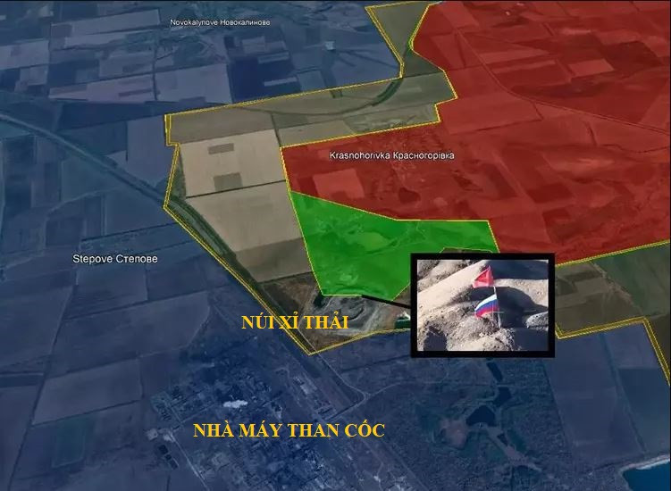 Theo một số thông tin, các đơn vị tấn công của Nga, đã nhiều lần cố gắng tiến vào vùng phía bên của nhà máy, nhưng gặp phải sự kháng cự quyết liệt. Để tránh tổn thất, quân Nga đã rút lên khu vực bãi xỉ thải, nơi có độ cao vượt trội so với khu vực AKHZ. 