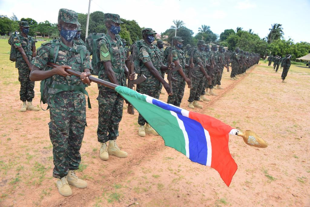 Sức mạnh của Quân đội Quốc gia Gambia (GNA) dựa trên hai lực lượng chính là Lục quân và Hải quân. Lực lượng Lục quân có khoảng 1.900 lính, được biên chế làm hai tiểu đoàn bộ binh, một phi đội công binh và một đại đội Bảo vệ Tổng thống.