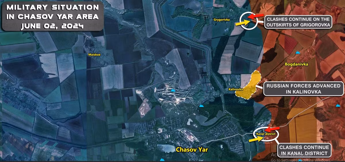 Tuy nhiên, Chasov Yar là “nút thắt” quan trọng của chiến trường Donbass, nên Quân đội Nga cũng không dễ dàng cởi bỏ được nút thắt này. Trong trận chiến tiếp theo, cả hai bên chắc chắn sẽ thận trọng và linh hoạt hơn. Điều này hứa hẹn cuộc chiến tại Chasov Yar sẽ càng ác liệt hơn. (Nguồn ảnh: Southfront.press, TASS, RIA Novosti, CNN).