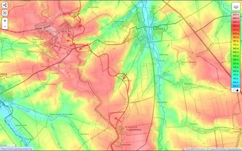 Tuy nhiên, quân Nga không bỏ cuộc mà nhanh chóng điều chỉnh chiến thuật. Ngày 2/6, Lữ đoàn bộ binh cơ giới cận vệ số 200 đã áp dụng chiến thuật vu hồi và vượt qua thành công khu vực rừng ở phía bắc giữa Kalinina và Grigoryvka. Hành động này không chỉ phá vỡ tuyến phòng thủ của Quân đội Ukraine mà còn mở ra một tuyến tấn công mới cho Quân đội Nga.