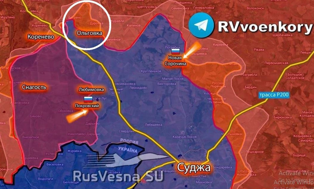 Hiện Quân đội Ukraine đang tiếp tục tăng viện tới mặt trận Kursk, khi từ đầu tháng 10, Quân đội Nga đã tiến hành 2 đợt phản công quy mô lớn ở các hướng đông, tây và bắc ở khu vực do Ukraine kiểm soát và đã tái chiếm 19 ngôi làng trong 2 đợt phản công.