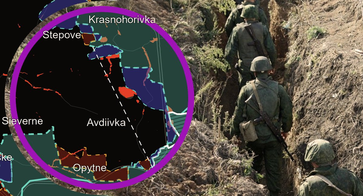 Do tại thành phố Avdeevka, Quân đội Ukraine xây dựng số lượng lớn công sự và hệ thống đường hầm dưới lòng đất, nên quân đội Nga chọn cách bao vây và buộc quân Ukraine phòng thủ phải đầu hàng, thay vì mạo hiểm tiến vào thành phố. Đây được coi là một chiến lược khôn ngoan hơn.